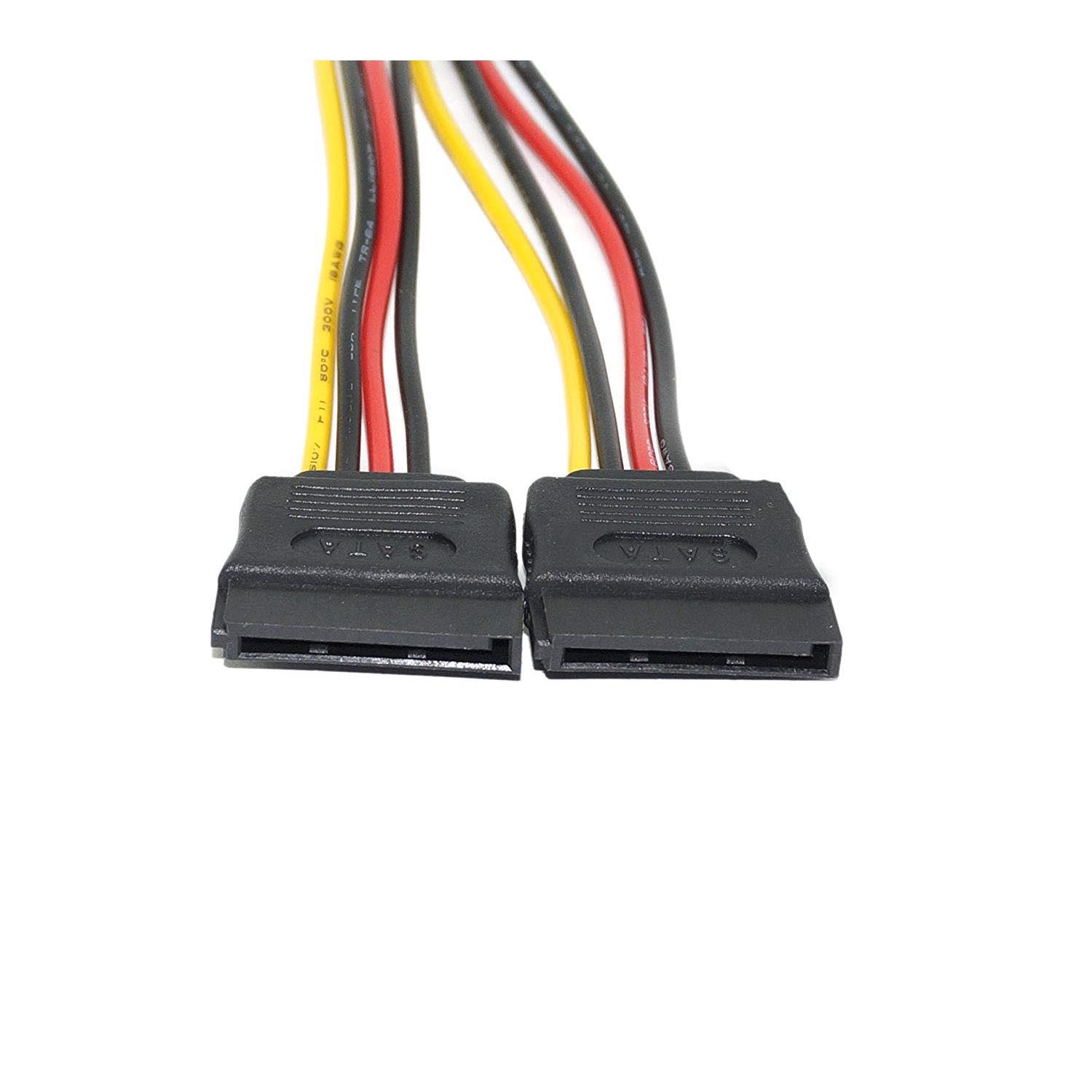 15 Pin SATA Power YSplitter Cable (6inches) — ZeePee